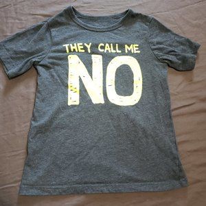 Graphic T-Shirt Sassy Tee Cheeky Saying "They Call Me No" Soft Cotton 4T Size
